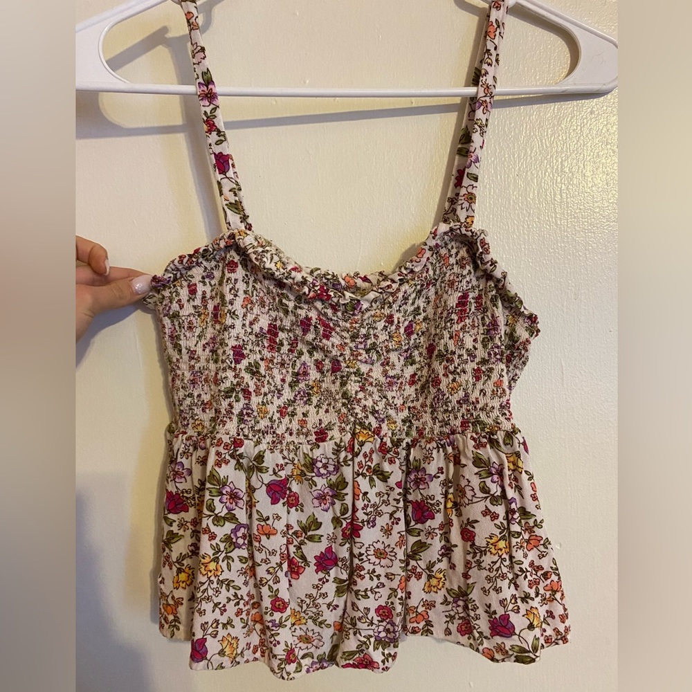 Patrons of Peace Floral Tank Size M